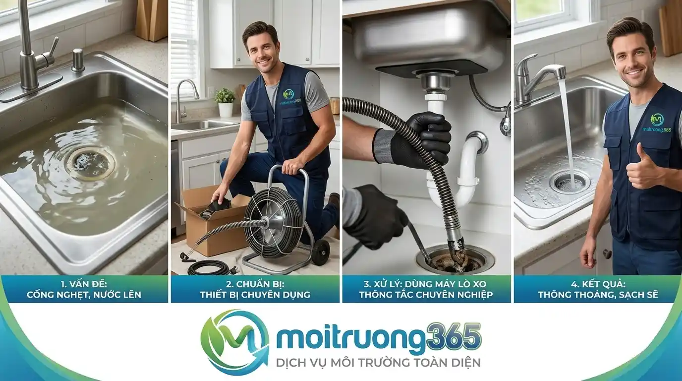 Thông Tắc Chậu Rửa Tại Hà Nội – Sạch Triệt Để Mỡ Thừa, Giá Rẻ